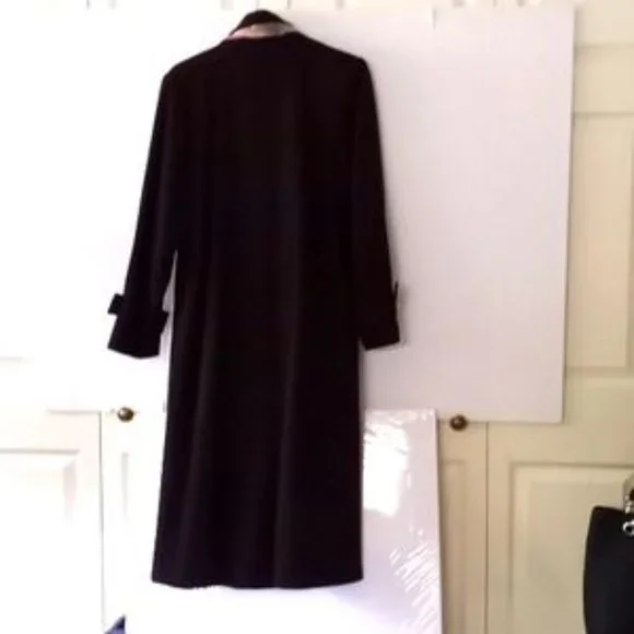 Stephanie Matthews Vintage Women's Double Breasted Coat - Sz (8) - Dark Burgundy - Picture 2 of 12